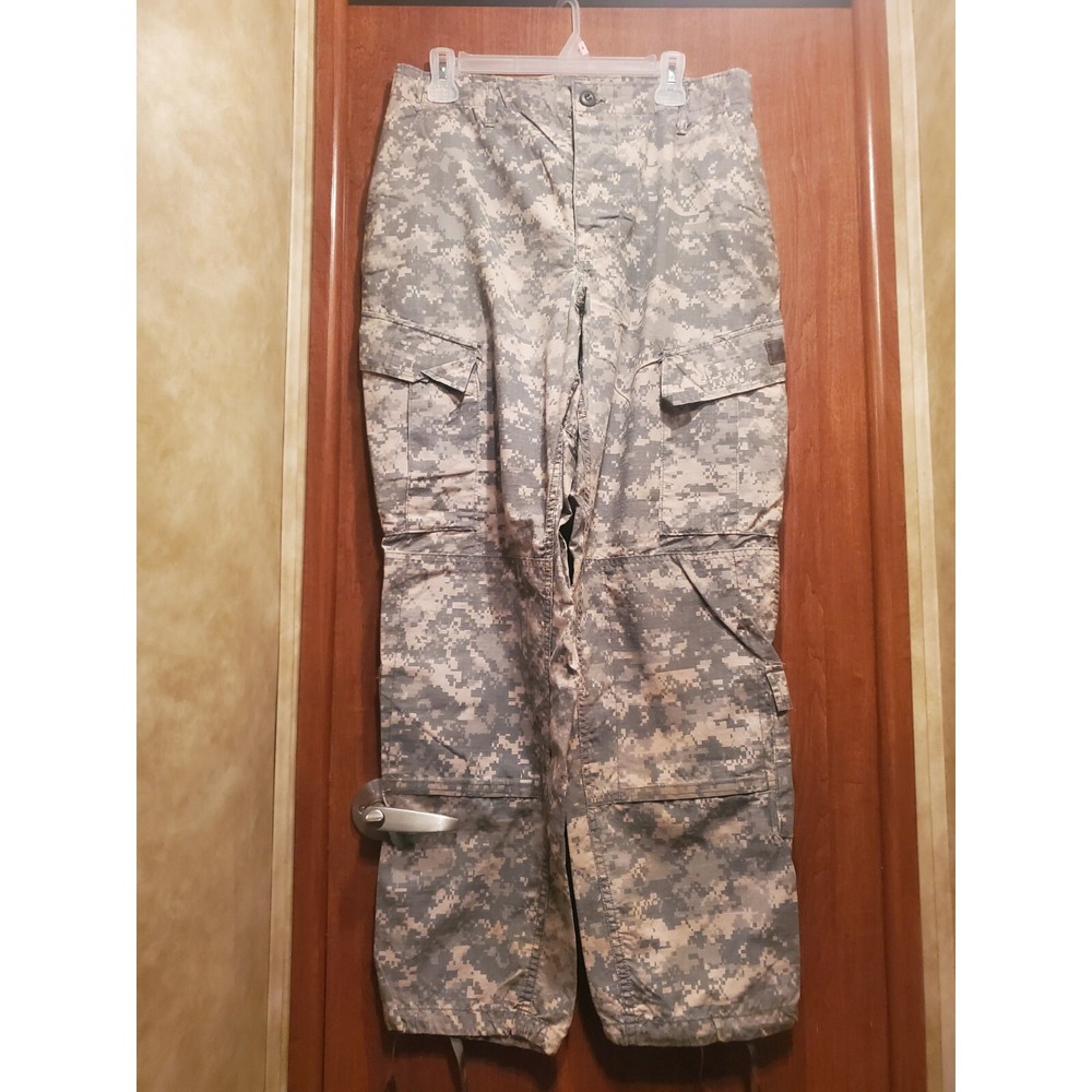 US Army ACU Digital Camo Cargo‎ Pants Medium Regular Tactical Military Trousers